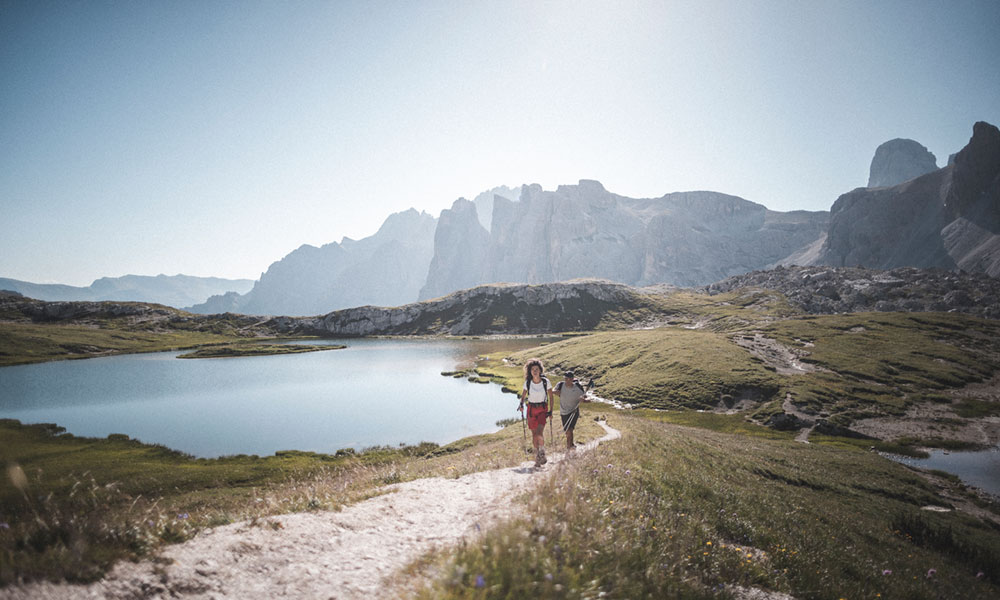 Wandern im Skigebiet 3 Zinnen
